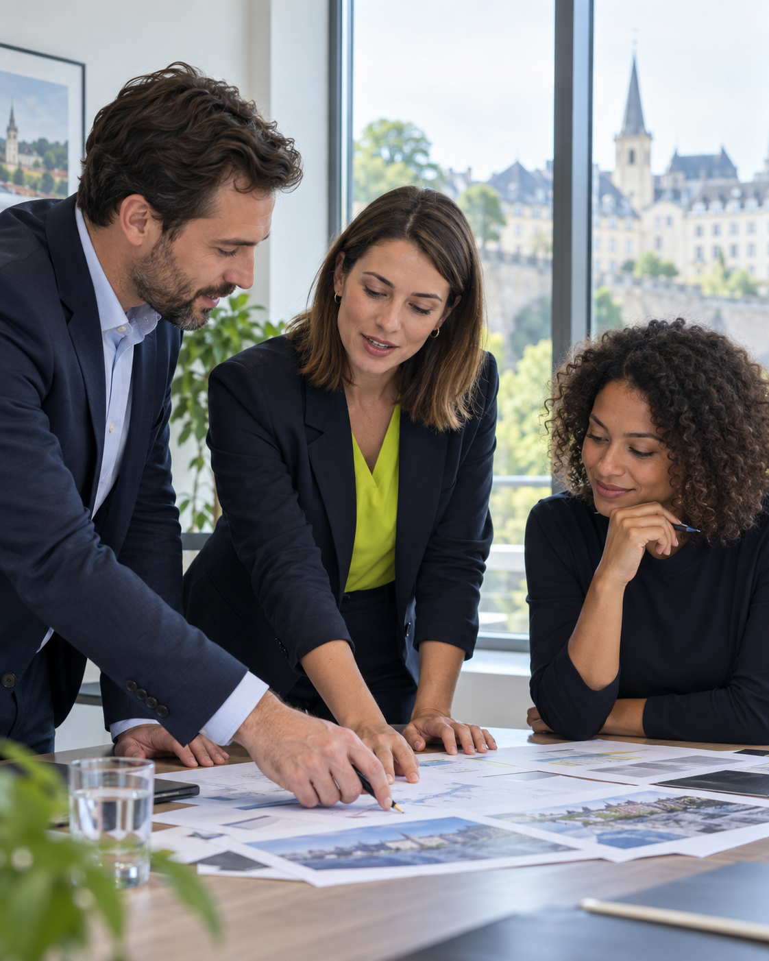 Illustration d’un échange commercial entre professionnels