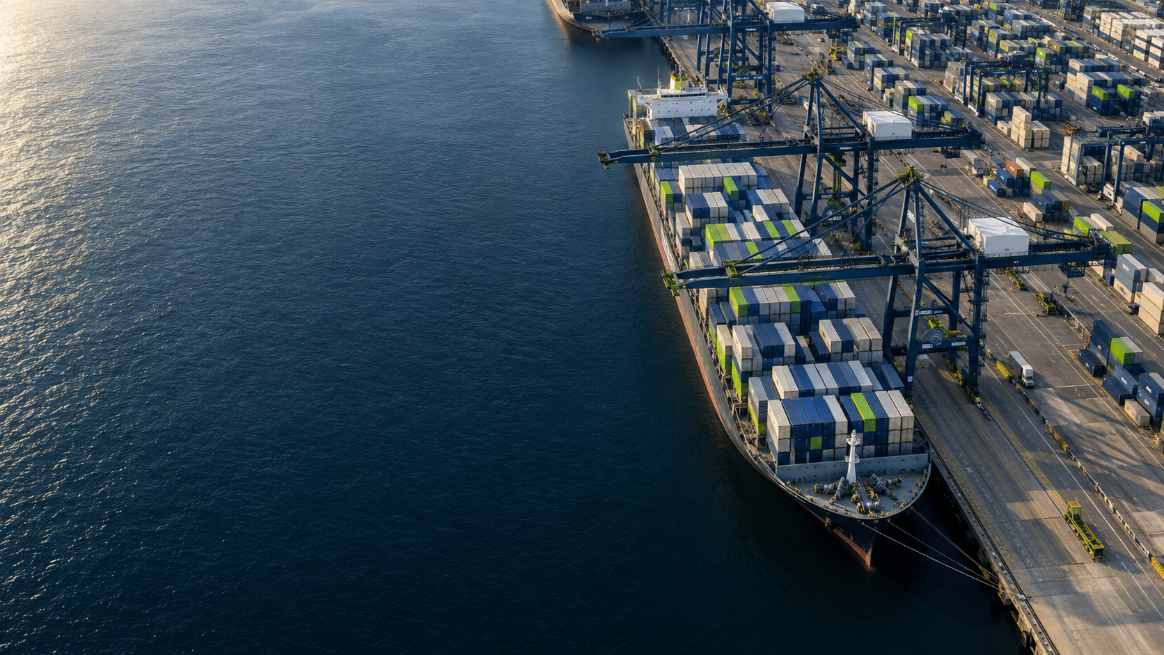 Port de commerce : illustration des échanges internationaux